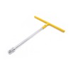uxcell Yellow Silver Tone 1/2" Square Drive T Handle Wrench