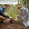 jiasail Emergency Space Blanket 4 Pack 82" x 51" Survival