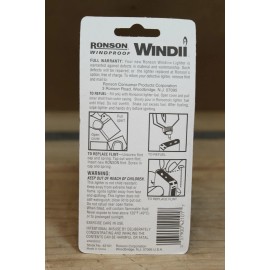 RONSON WIND II WINDPROOF LIGHTER FLIP TOP STAINLESS BRAND NEW OLD STOCK