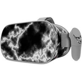 Decal Style Skin Wrap Compatible with Oculus Go Headset - Electrify White (Oculus NOT Included)