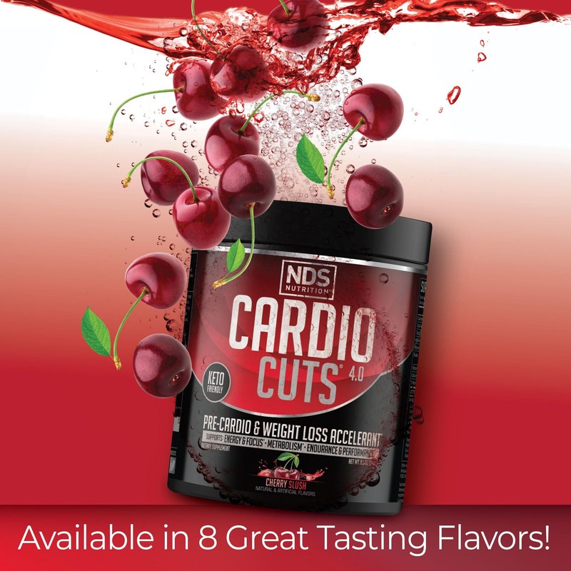 Cardio Cuts Nutrition 4.0 - Cherry Slush - 8.6 Ounce
