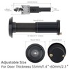HOJLKLD Door Viewer Peephole,Solid Brass 200 Degree Peep Hole with