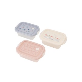 Afternoon Tea Living JD55 Elitage Fleur Antibacterial Storage Container, Set of 3, Medium, Multi