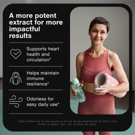 Garlic Capsules with 10,000mcg Allicin - Odorless - 50:1 Extract for Maximum Potency - Third-Party Lab Tested - 60 Vegetarian Capsules