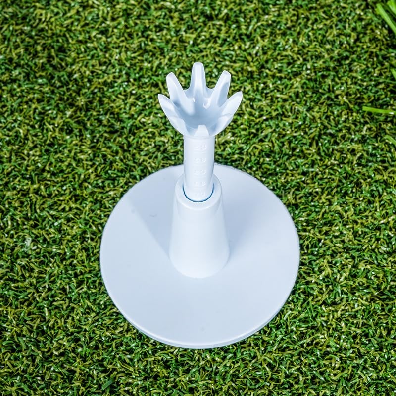 FUNNTY 2pcs Adjustable Golf Tees, Plastic Golf seat for Driving