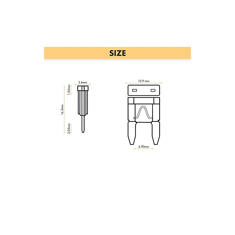 KafTon Mini Blade Fuses (25Amp)