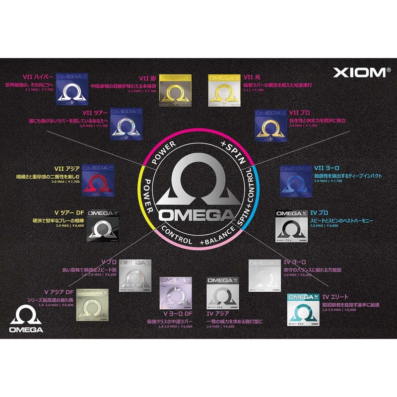 Xiom (ekusion) 'Omega 7 Tour takkyuuraba- (095885 – 0040)