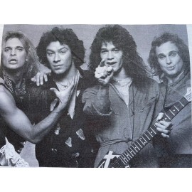 SINGER 1 Van Halen Band Quilt Block  " Rock N Roll Singer Material Craft Sun glasses #2