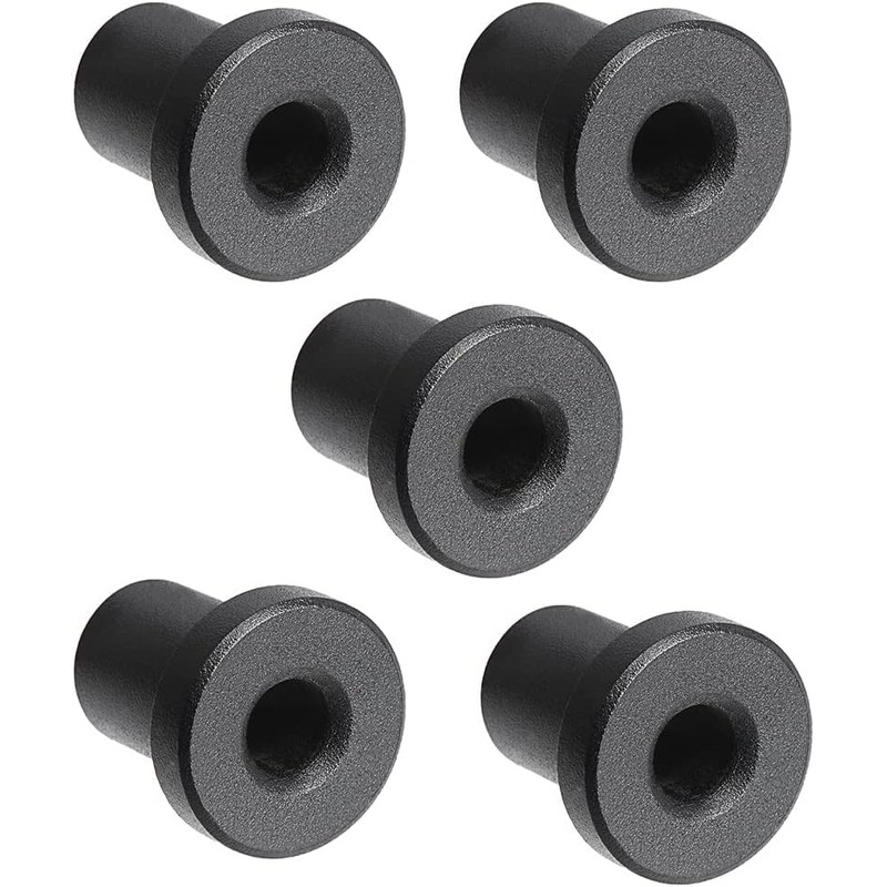 5 Pcs Sliding Barn Door Spacers 1.38in (35mm) Matte Black