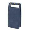 CLAVA LEATHER SONOMA 2 BOTTLE WINE CARRIER (NAVY)