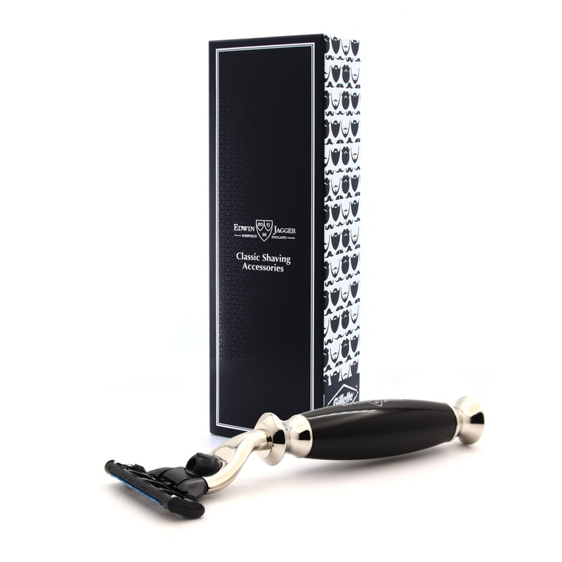 Edwin Jagger R356AMZ Classic Synthetic Handled Nickel Plated Manual and