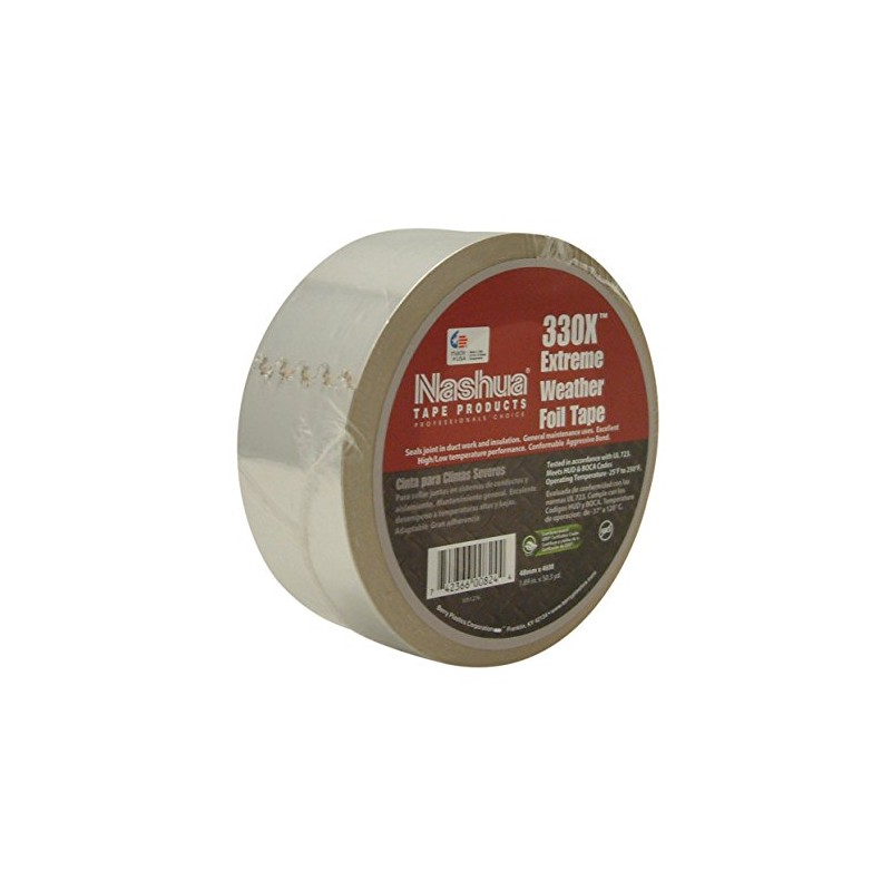 Nashua 330X Extreme Weather HVAC Foil, Metal, Aluminum Repair Tape,