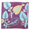 Kusubashi Mon Ori morita MiW Gauze Handkerchief, Silk Moth, Purple,