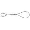 EFMETAL Safety Cable for Unbraked Trailers 250 mm 250 kg
