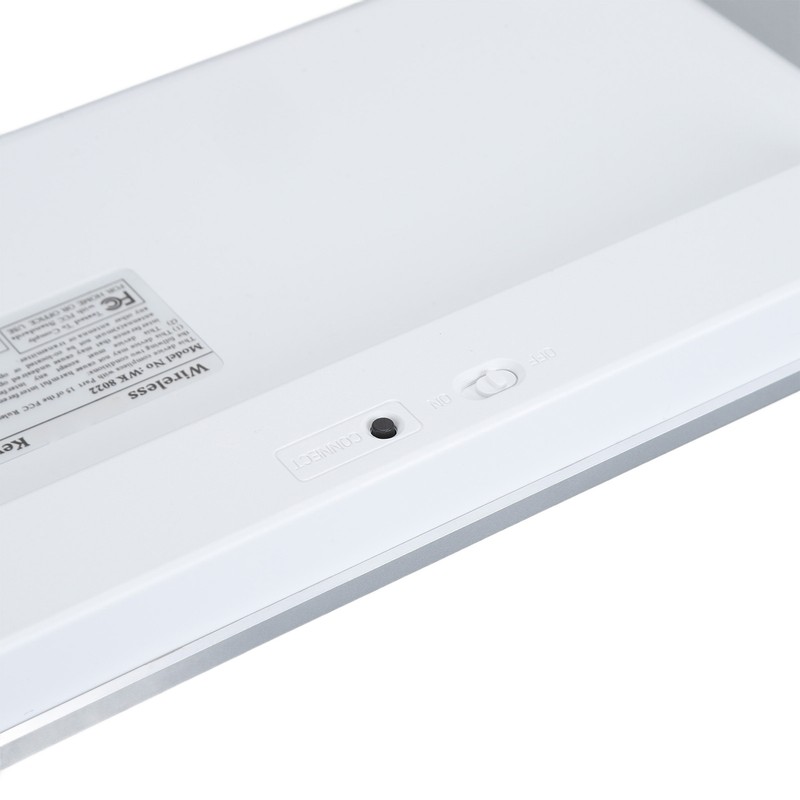 Ultra Thin Keyboard BT Wireless Splashing Proof Bilingual Language Keypad