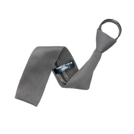 HAVILAH MODE One-Touch Knit Tie, Washable, Washable, Business, Job Hunting, Weddings, Father's Day, gray blue