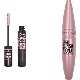 Maybelline Lash Sensational Sky High & Lash Sensational Mascaras, Volumizing & Lengthening, 2 Count