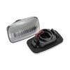 Riloer LED Fender Side Marker Light, Clear Lens Solid Amber