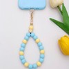 MORSUNBELA Phone Chain Beads Cell Phone Charm Keychains Girls Bracelet
