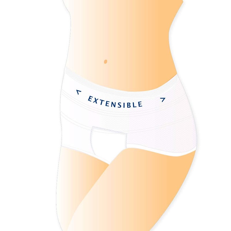 ORGAKIDDY Schwangerschafts-Slip, Netz, waschbar, Einheitsgröße, 5 Stück