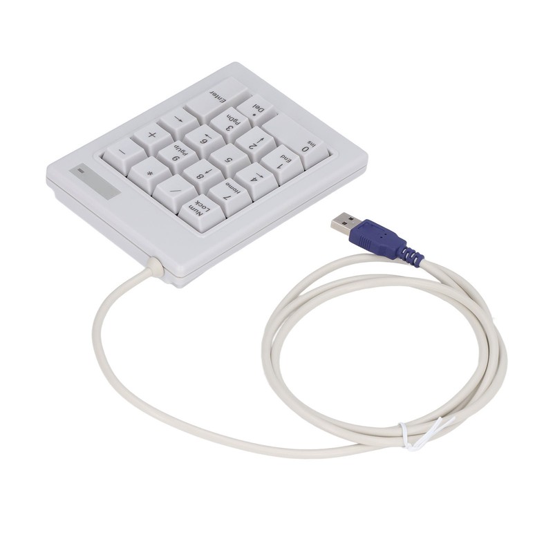 Mechanical Numpad 18 Keys Linear Action Switch USB Port Splashproof