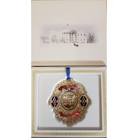 2006 White House Christmas Ornament, Tiffany Glass in the White House