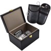 pobowlgarls Faraday Box with 2 Pack FaradayPouch for Car Keys,