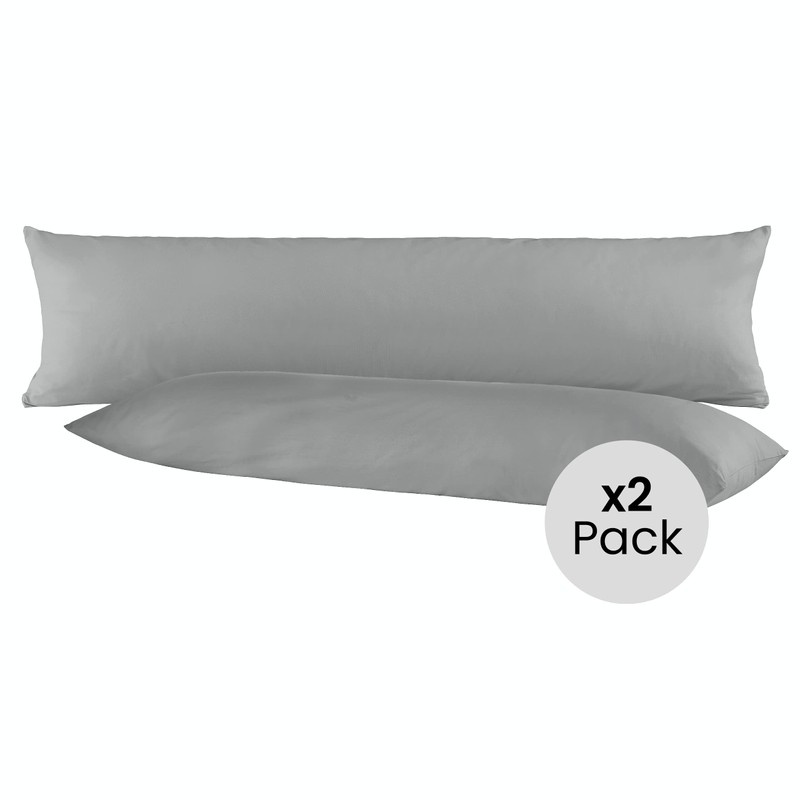 BaSaTex Double Pack Cotton Renforcé Side Sleeper Pillowcase 40 x