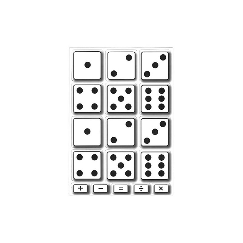 Ashley Productions Dice Math Die-Cut Magnet