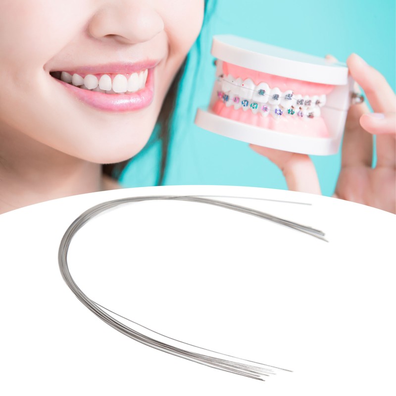 50pcs Orthodontic Rectangular Arch Wire Nickel Titanium Dental Orthodontic Arch