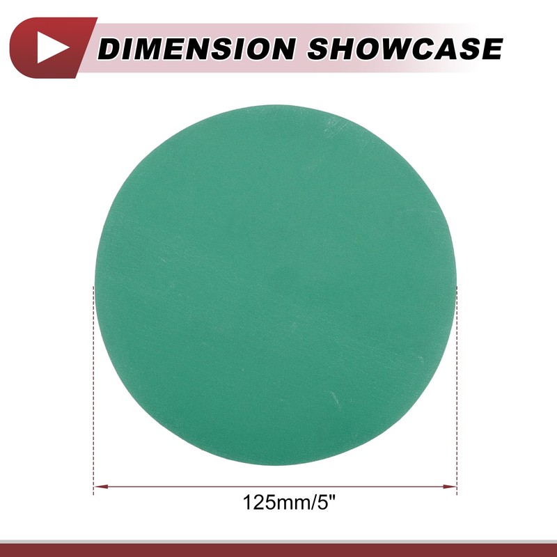 HEROFFIX 50 Pcs Car Wood Sanding Discs Smoothing Hook Loop