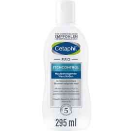 CETAPHIL Pro ItchControl Skin Soothing Wash Lotion, 295 ml, for Skin Prone to Eczema & Eczema, Gently Cleanses Foaming, Intensely Moisturises, Also for Sensitive Baby and Children's Skin