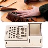 Leather Tools Storage Box Shelf Beech Leathers Craft Rack Stand