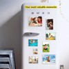 KikoSkool Magnetic Photo Pocket Refrigerator 20 Pack, Hold White 2.5X3.5
