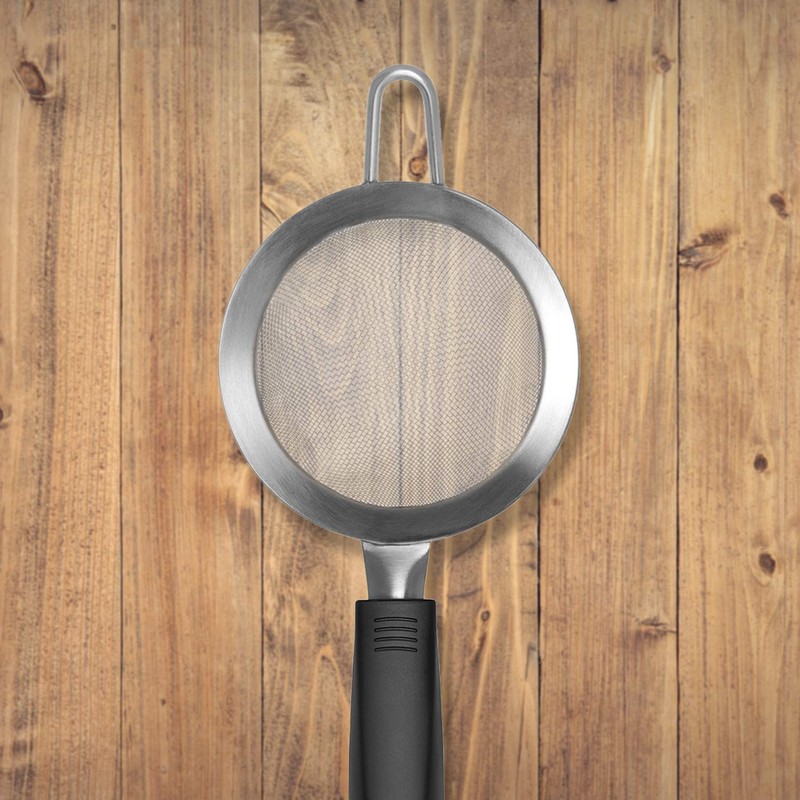 Lurch "Tango Strainer, Silver/Black, 11.5 cm, Medium