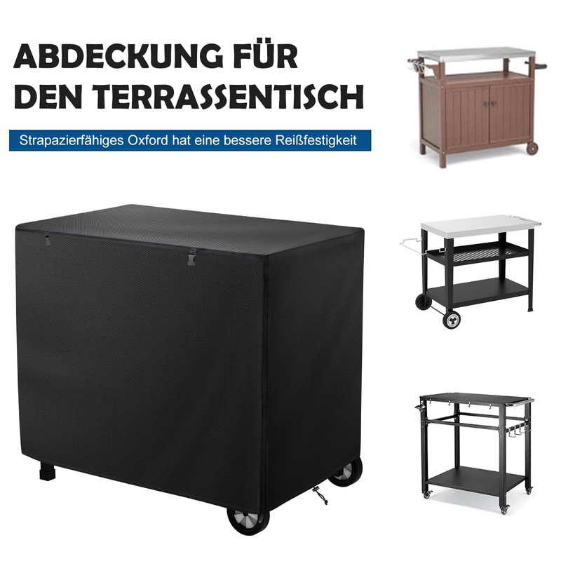Mordx Waterproof Table Cover for Dining Trolley Patio Grill Trolley