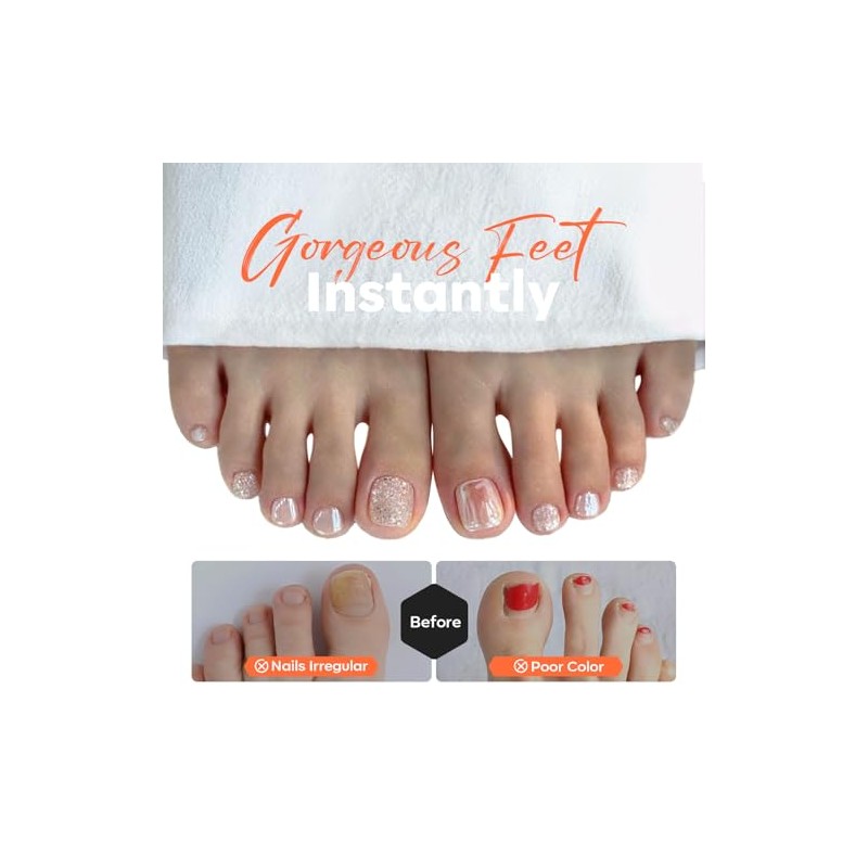 modelones Puntas De Uñas Postizas Cuadradas Cortas De Gel Suave,
