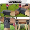 Toriexon Deer Blind Brackets, Outdoor 4 x 4 Platform Bracket,