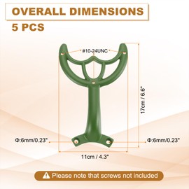 PATIKIL Ceiling Fan Blades Arms Replacement, 5 Pcs 52" Fan Blade Replacement Parts Mounting Bracket Kit for Replacing the Worn Fan Blades, Dark Green