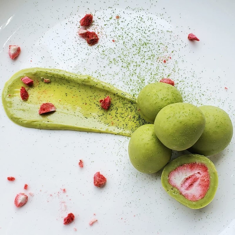 Matcha Strawberry Choko (4.2 oz (120 g) [1057]