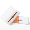 Asvine Fountain Pen V126 Extra Fine Nib Transparent Brown Acrylic
