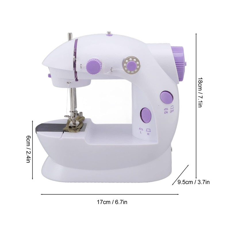 Mini Sewing Machine, Portable Sewing Machine with Light, Low Noise