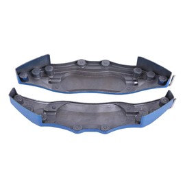 Qiilu Brake Caliper Cover Car Brake Caliper Cover 16-17 Inches Medium Aluminium Alloy (Blue)