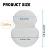 100 Pcs Underarm Sweat Pads,Disposable Underarm Pads,for Men and Women