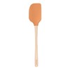 Tovolo Silicone Spatula Wooden Handle for Cooking Baking Mixing, Heat