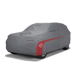 Ultimum Lite Car Cover for 2004 2006 Scion xA Hatchback 5-Door with Zipper Breathable All Weather Protection Scratch, Dust, Sun, Snow, Rain Protection Indoor Outdoor Gray