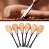 Wood Chisel Set, 6 Portable and Useful Wood Chisel Tools