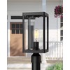 Beionxii Outdoor Post Lights, 20inch Large Modern Large Exterior Post