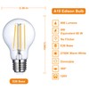 Vinaco A19 LED Edison Bulb Dimmable 8W 120V 2700K Warm