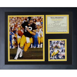 Legends Never Die "Terry Bradshaw Framed Photo Collage, 11 x 14-Inch, (11514U)